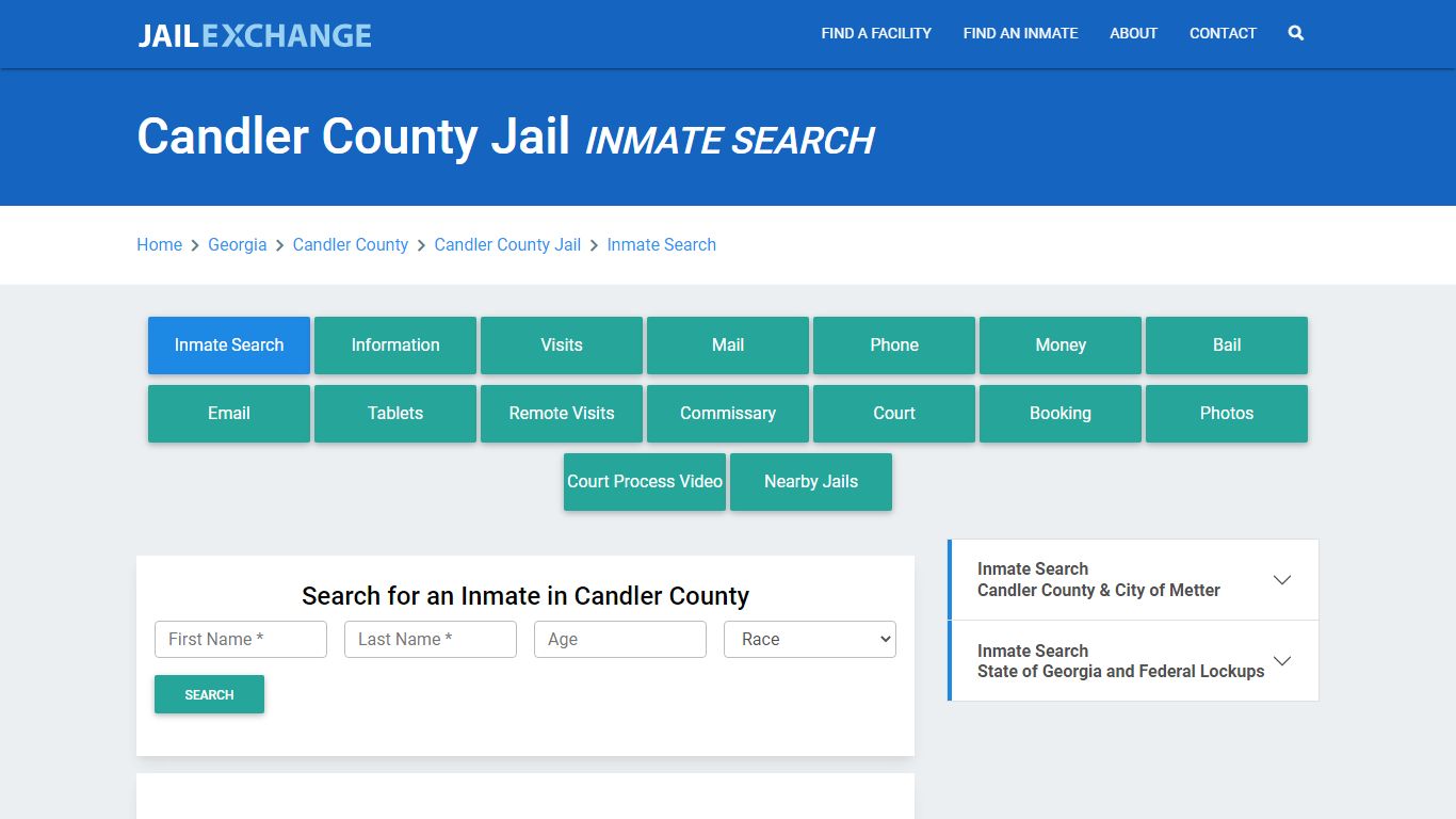 Candler County Jail, GA Inmate Search: Roster & Mugshots